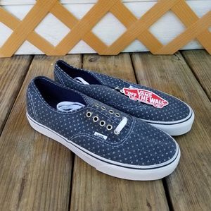 Vans Off The Wall Navy W/ White Print